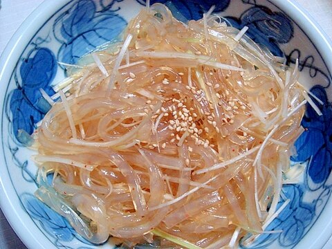 しらたきの酢醤油あえ